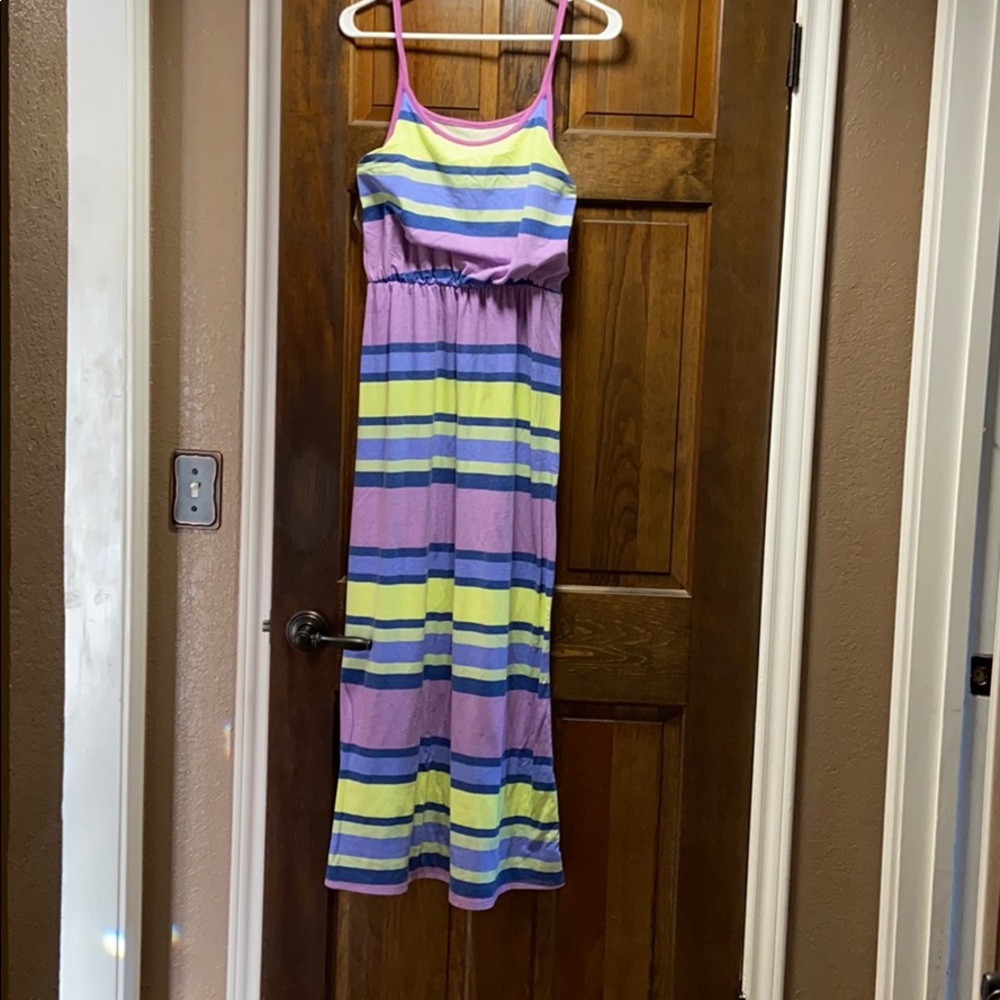 Stripped maxi dress